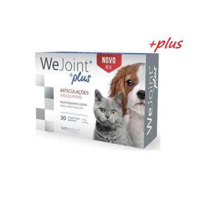 WeJoint Plus Small Breeds & Cats – Supliment Articular pentru Pisici și Câini de Talie Mică, 30 Tablete – WePharm